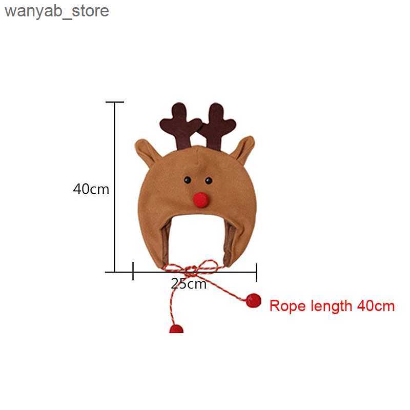 Wide Brim Hats Bucket Hats 2023 Christmas Hat Christmas Tree Hat Decoration Adult Childrens Hat Childrens Brushed Cloth Long Rope Cartoon Snowman Elk 
