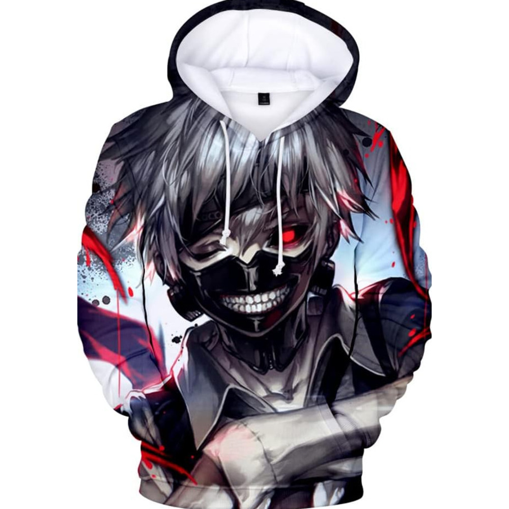 Hoodie for Mens Womens Tokyo Ghoul Women men Hoodie 3D Funny and Cool Sweatshirt Hip Hop Sportswear Unisex Hoodie Graphic Hoodies sweatshirt