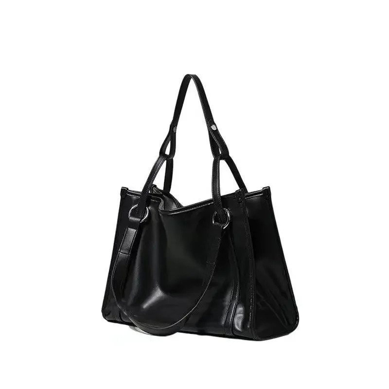 Fashionable Vintage Womens Tote Bag Highend Feelniche Versatile Large Capacity Single Shoulder Handbag 241029