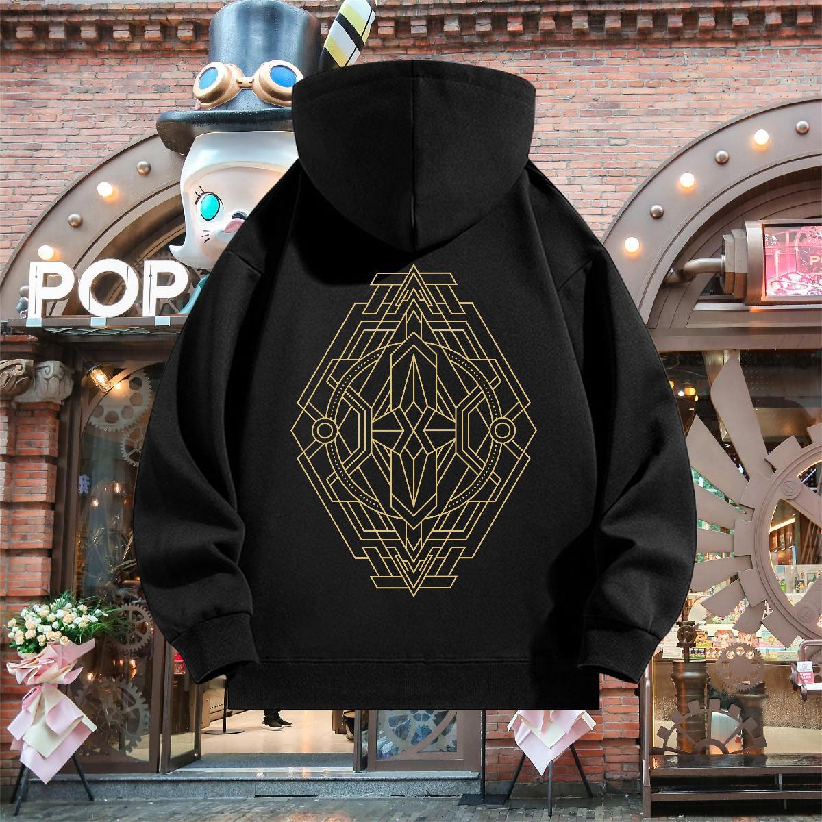 2024 Designer Hooded Sweatshirt Drawstring Long Sleeve Unisex Mens Hoodie Cartoon Print Tops Pullover Hoodie Anime Printing Street Warm Fleece