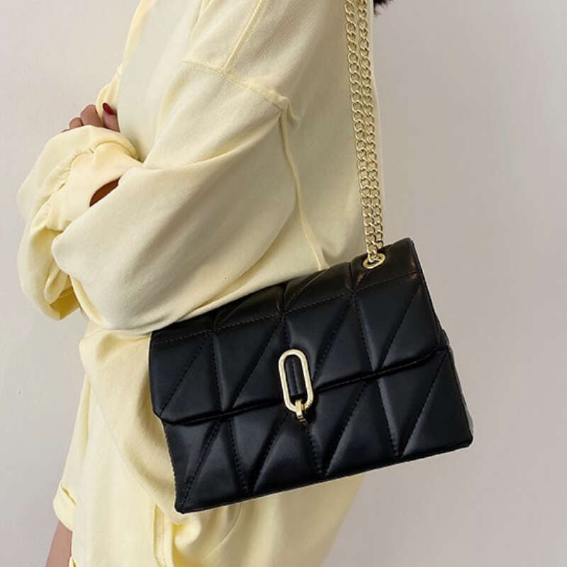 Designer Bag Kiwi Green 2024 Fashion Shoulder Bag Women Leather Pu Quilted Bag Females Luxury Handbags Women Bags Designer Sac A Main Femme