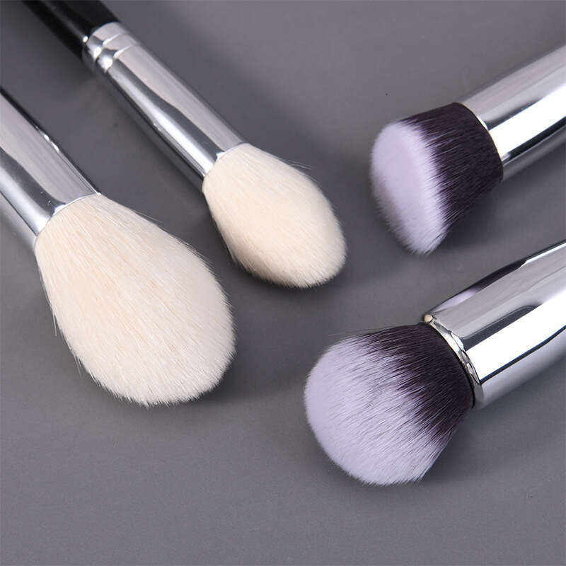 15Pcs/Set Makeup Brushes Private Black Soft Goat Hair High Quality Foundation Brush Powder Eyeshadow Cosmetics Tools