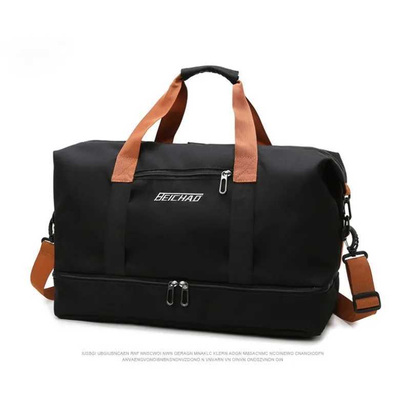 Travel Bags for Women Large acity Men Sports Bag Waterproof Plane Duff Bag Gym Weekend Bag with Shoe CompartmentXJ241106
