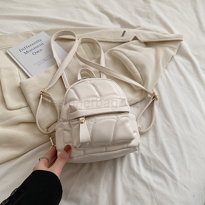 Bag Classic Designer Fashion 10a Top Nikiduncks Woman Bags Mini Backpack Womens Threedimensional Small Soft Leather Casual Versatile S