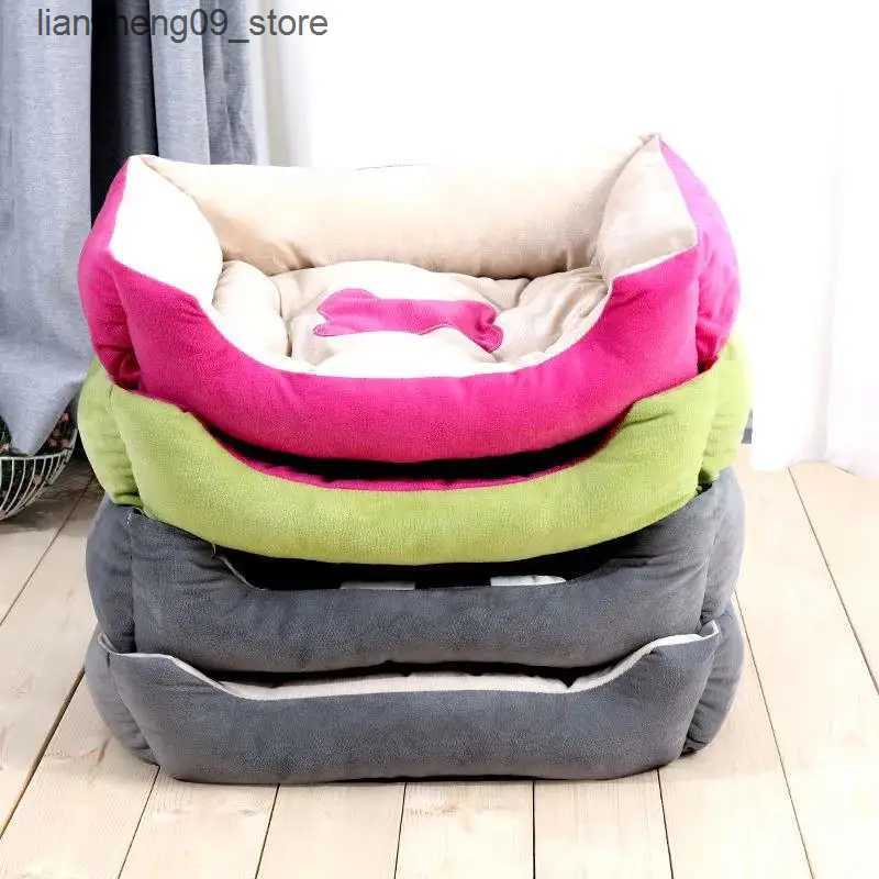 kennels pens Soft cat puppy sofa bed sleeping bag large dog bed small house padded cat bed padded pet products L240910