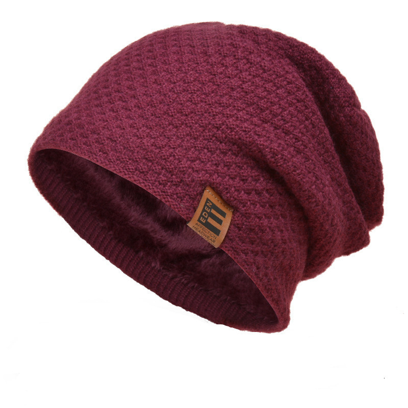 High quality design, men and women Autumn/Winter Knitted with Plush Ear Protection Woolen Thickened Pullover Hip Hop Hat