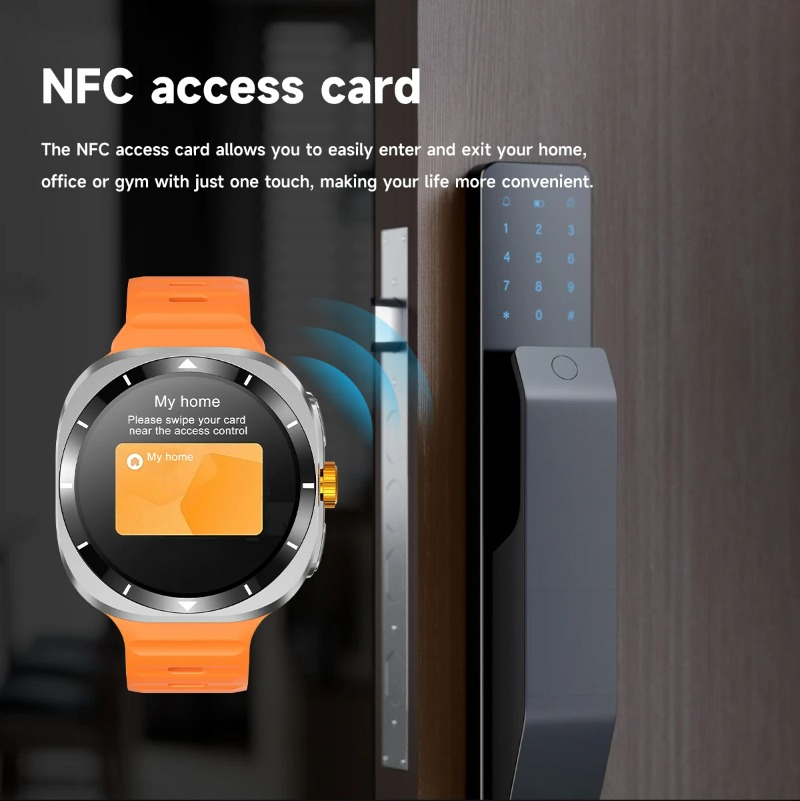 2024 New for High End Smartphones Watch 7 Ultra GPS NFC Compass Smart Watch Outdoor Sport Man Smart Watches 6 Upgraded