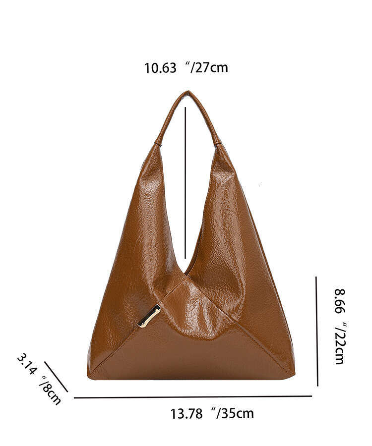 2024 Popular New Handheld Triangle Underarm Fashion Simple Cool Style Shoulder Bag