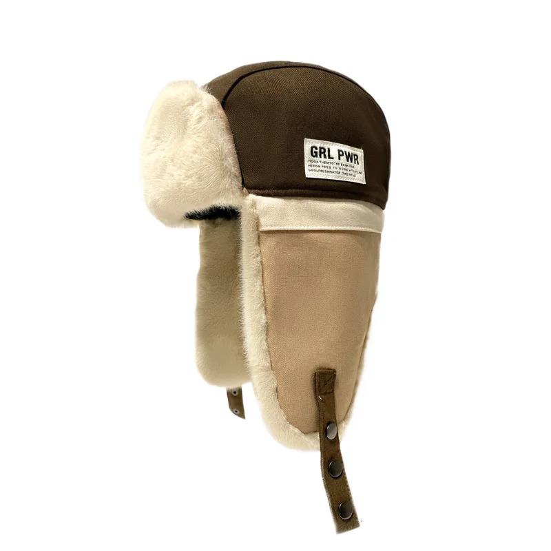 Outdoor Skiing Tour Bicycle Warm and Cool Plus Cotton Russian Hat Mens Hat Womens Autumn M583 241106