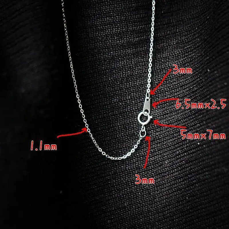 Goldtutu Real 14K pure white gold necklace chain minimal simple style exquisite jewelry Au585 bracelet kj501 241106