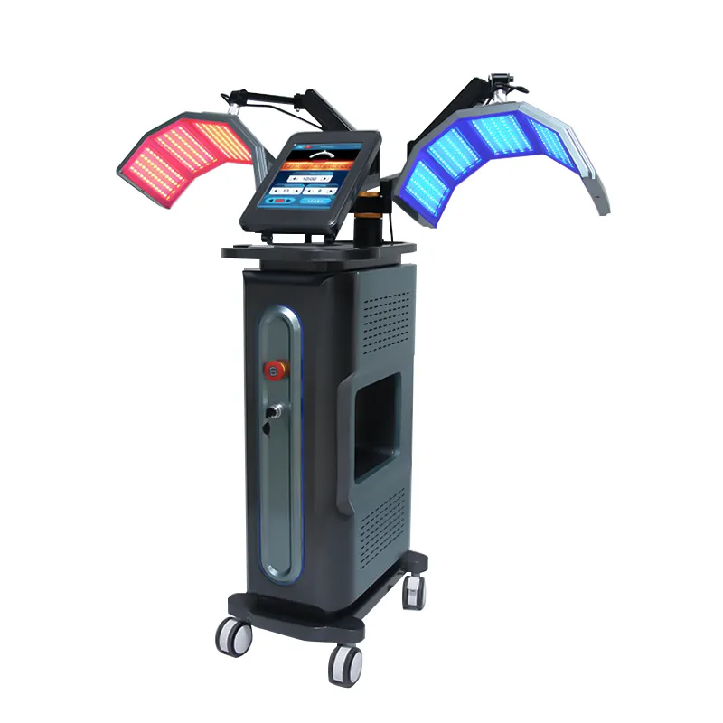 7 Wavelength Dual PDT Photodynamic Therapy Skin Whitening Wrinkle Acne Treatment Face Oil Control Phototherapy Anti-Aging Collagen Boosting Machine