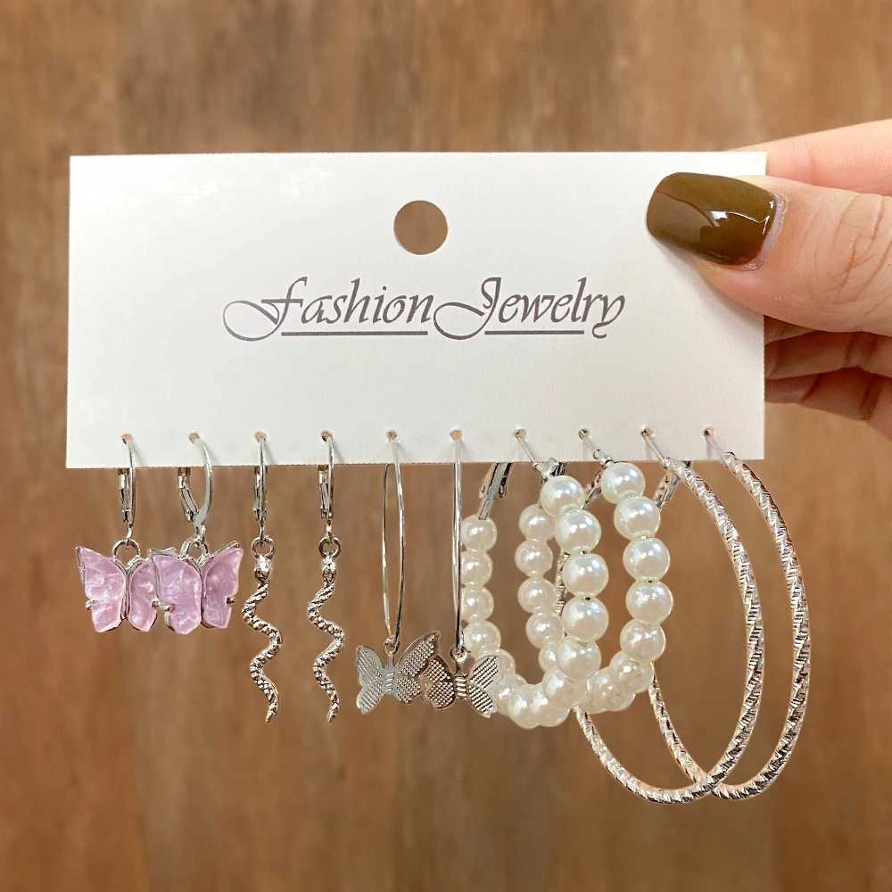 Fashion Gold Color Earrings Set Geely Pearl Earrings for Wen Ear of Wheat Simple Metal Round Party Jewelry 2022 X241106