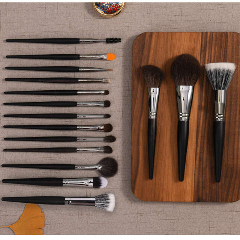 42Pcs Animal Hair Makeup Brushes Set Foundation Blush Eyeshadow Powder Cosmetic Brush Soft Fiber Make Up Beauty Tools
