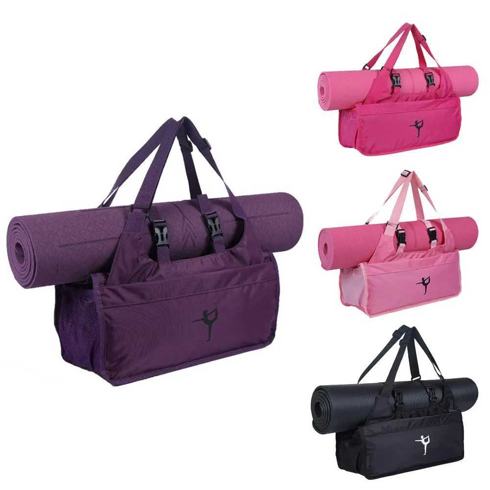 Multifunctional Waterproof Fitn Yoga Bag For Women Sport Gym Shoulder Yoga Mat Storage Bags Outdoor Training Pack Without MatXJ241106