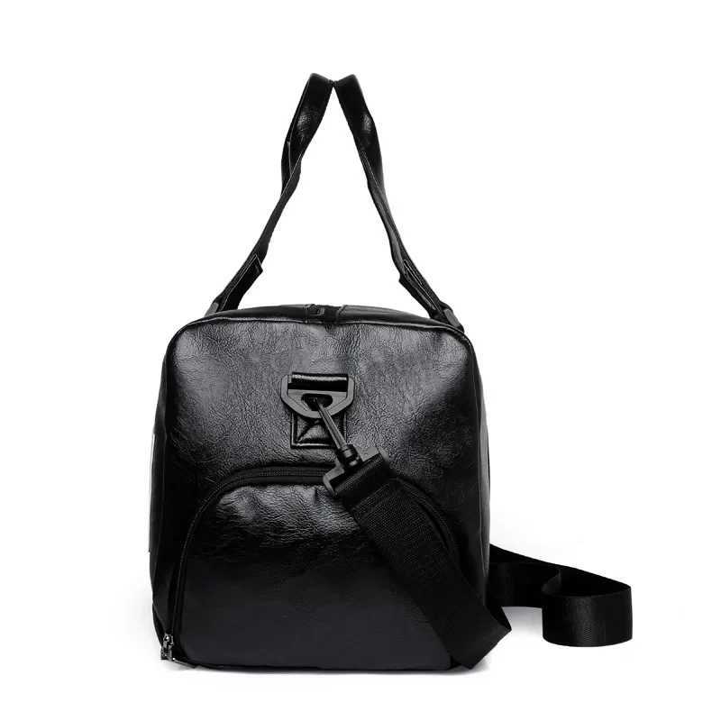 Gym Bag ather Sports Bags Dry Wet Bags Men Training for Shoes Fitn Yoga Travel Luggage Shoulder Sac De Sport BagXJ241106