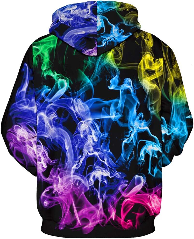 Hoodie for Mens Womens fashion Unisex Hoodies Novelty Print 3D Patternv Hooded Pullover Sweatshirt with Pocket Graphic handsome