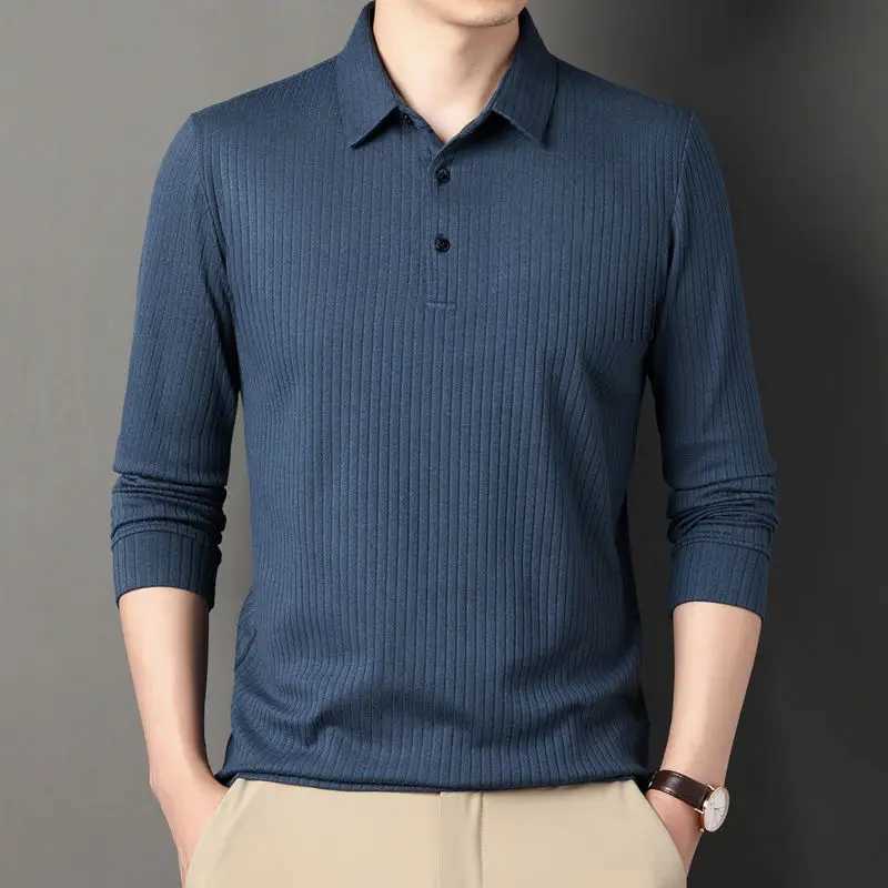 Strtwear Fashion Mens Long Sve Shirt Spring and Autumn New Basic Business Mens Korean Loose Casual Top W241106