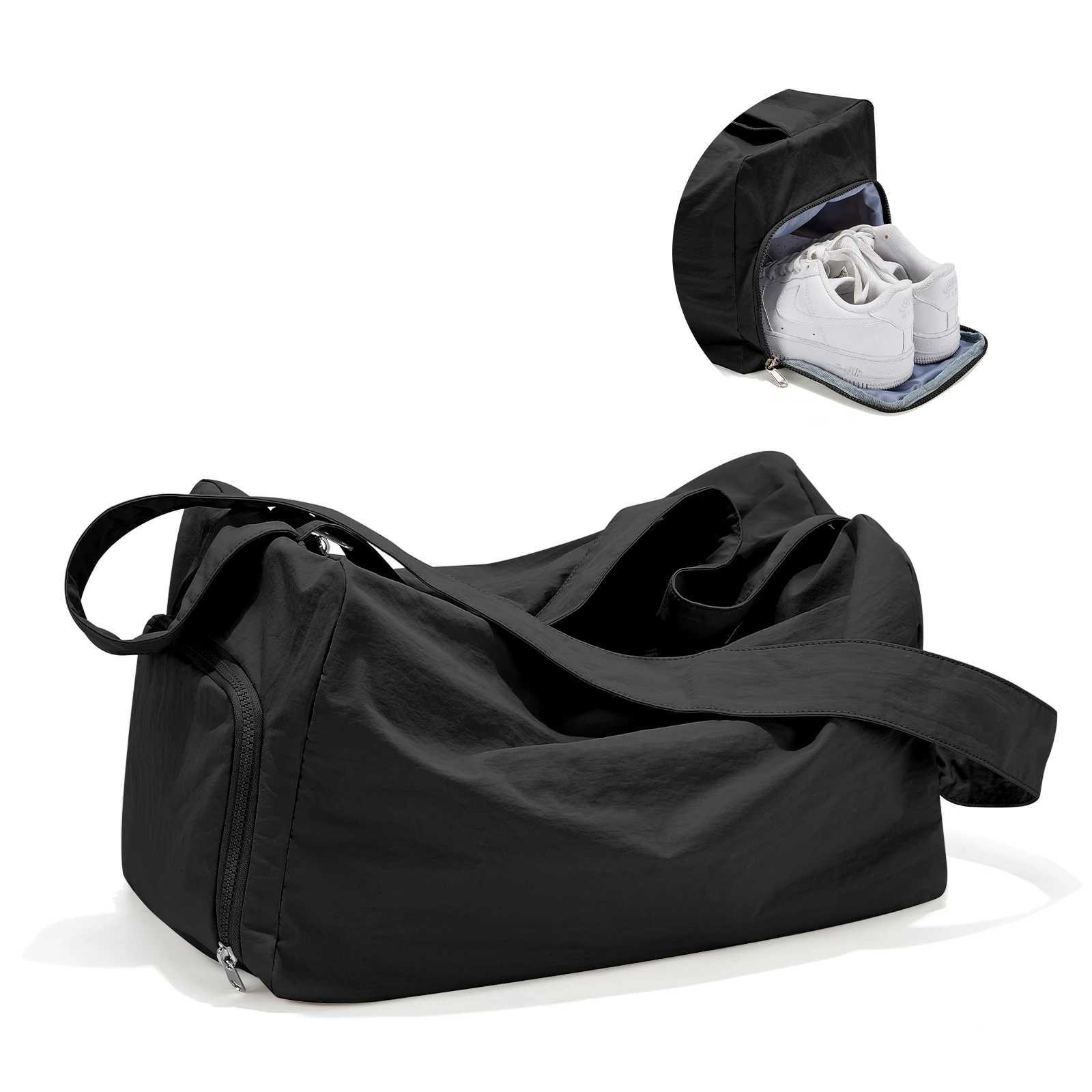Waterproof swimming fitn bag Sports Yoga bag Womens dry and wet separation lightweight short trip bag washab fabricXJ241106