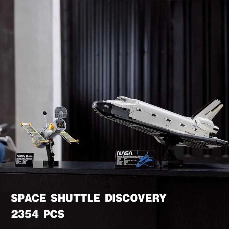Blocks 2024 New Space Shuttle Discovery Model Building Blocks Toy Pace Space Shuttle Birthday Gift Compatible with 10283Y24110692KP