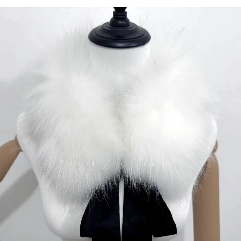 Raccoon fur collar womens winter coat hood decoration fur collar fashionable warm coat shawl natural raccoon fur scarf collar warm 241106