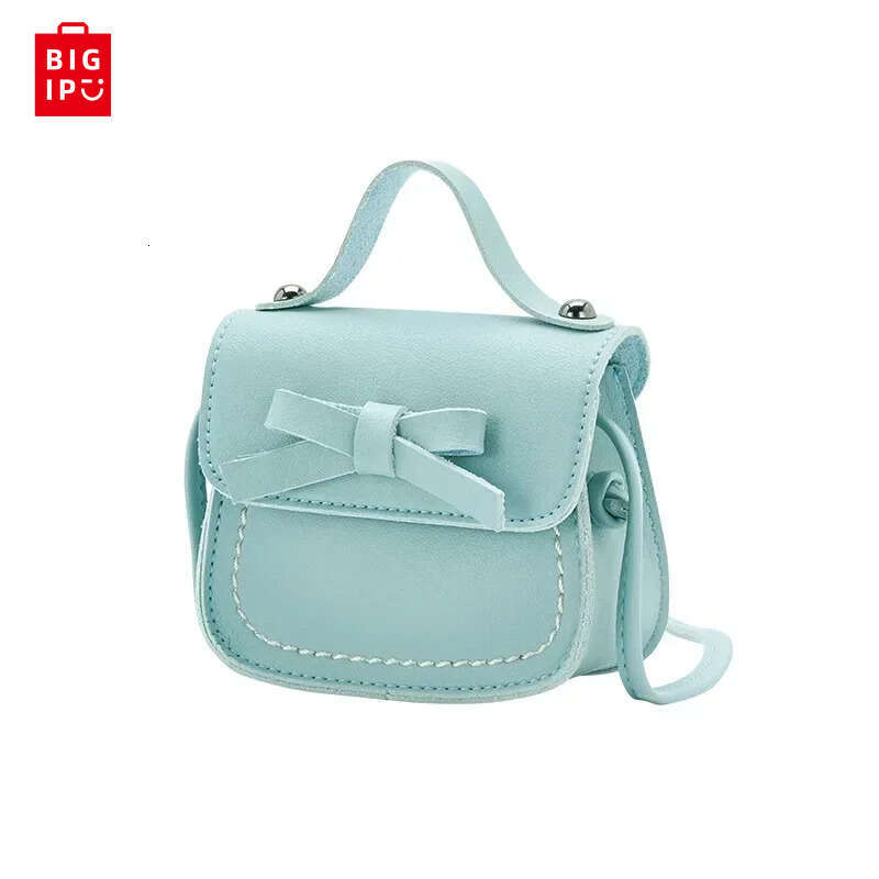 Designer Bag PU Leather Solid Princess Handbags Toddler Messenger Crossbody Bags Girls Princess Shoulder Bag Coin Purse