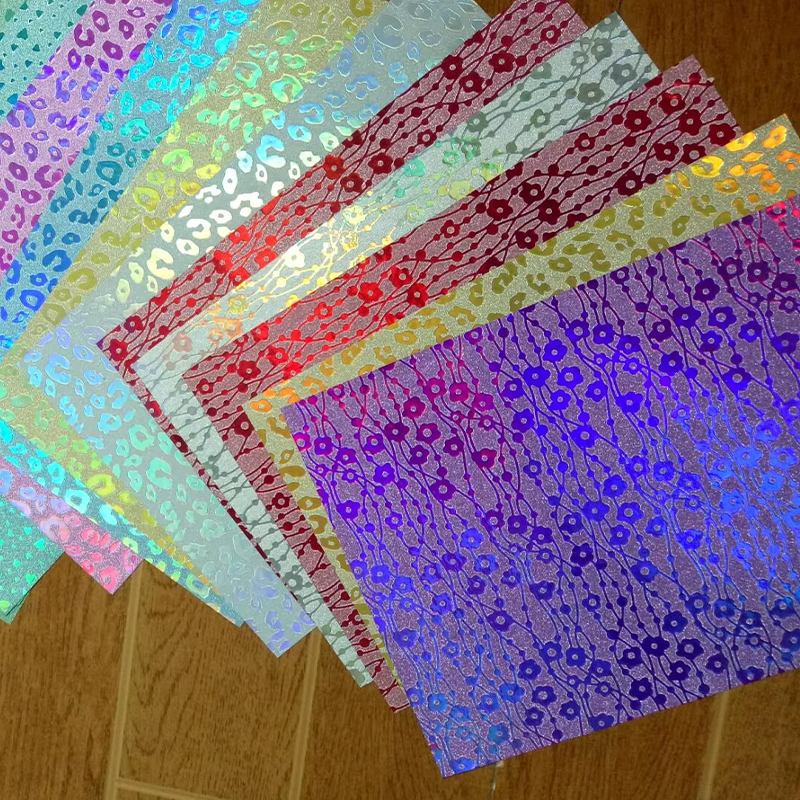 Free Samples Customizable Size Metallized Film Perfect Quality Gold Glitter Thin Film Roll