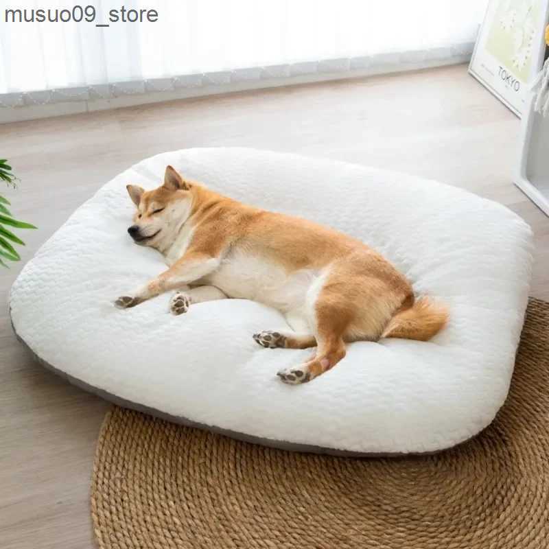 kennels pens Pet dog cat bed large dog bed sofa bed warm pet nest small medium and large dogs puppies kittens large-sized sleeping mat L240910