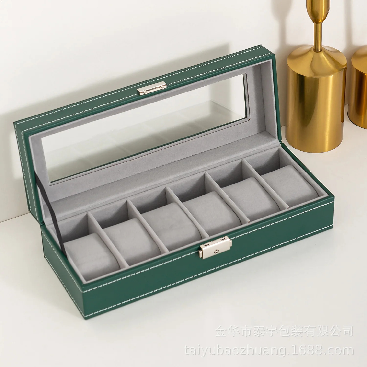 6/10/12 Watch Box PU Leather Storage Box Watch Display Jewelry Box Watch Stand Organizer Mens or Womens Seat Kutusu 241105