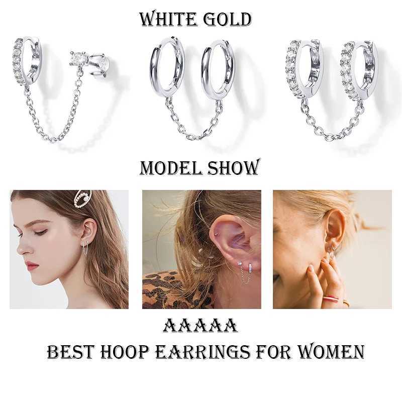 14K earrings pendant chains bracelets charming jewelry wedding 925 for girls luxurious high-quality fashionable zircon gold stud gift plated pattern X