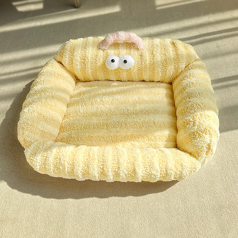 Dog Nest Winter Warm Pet Sofa Small Dog Dog Sleep Cushion Soft Cushion Winter Dog Bed Net Red Cat Nest 277