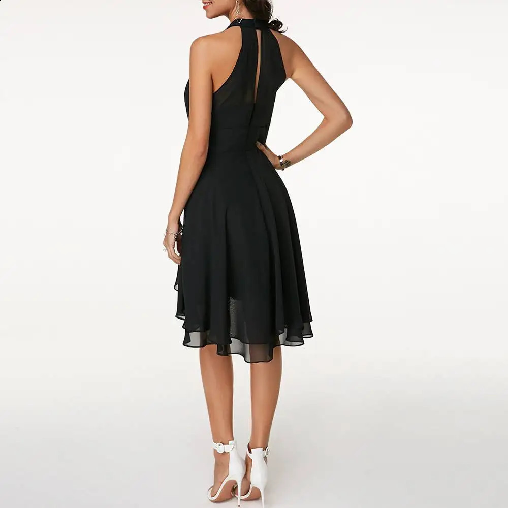 Prom Dress for Women Clothing 2023 Summer Elegant Evening Party Formal Occasion Dresses Female Slim Solid Sleeveless Midi Skirt 240402
