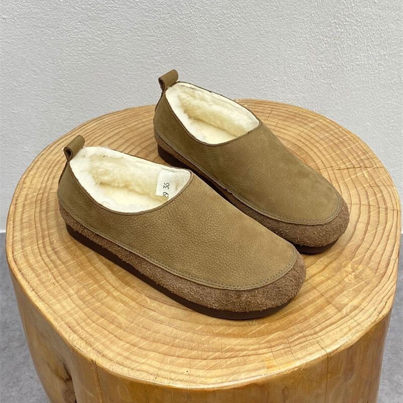 2025 New Warm Soft Ankle Snow Fur Short Boots Designer Women's Winter Fashion Boots High And Low Heels New Flat Shoes Fluffy Fur