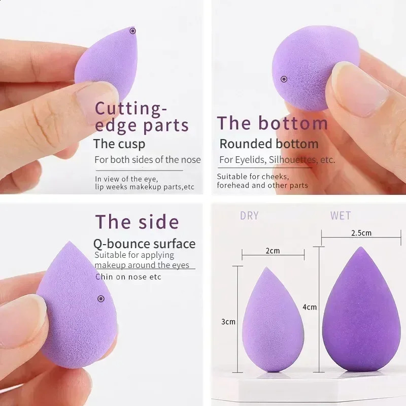 7/8 mini cosmetic sponge powder puff basic cream concealer cosmetic mixer tools 241105