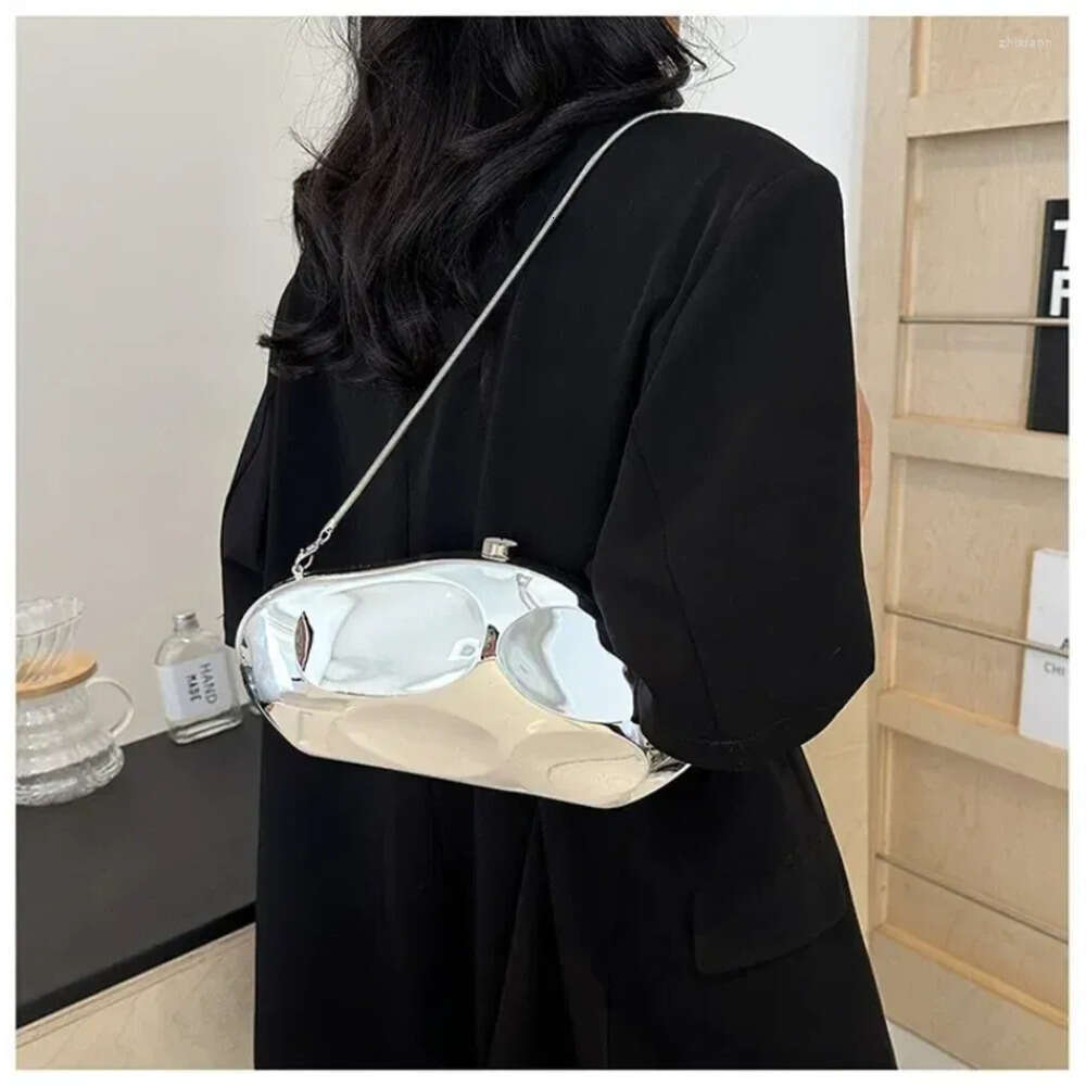Drawstring Gold Acrylic Evening Bag For Women Geometric Box Handbags Mini Clutch Shoulder Party/Wedding/Dating C5b9 19Cb