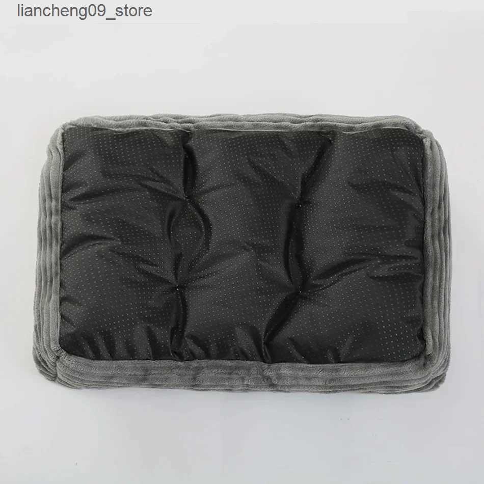 kennels pens Small dog sofa mattress pet calming dog bed household pet supplies pet bed accessories pet bed square plush dog house L240910