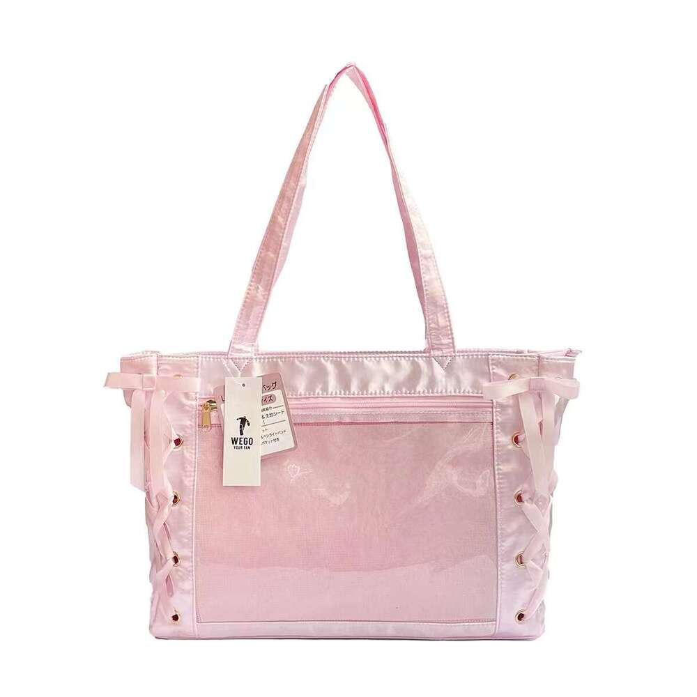 Japan WEGO Genuine Ribbon Pain Package Tote Bag Last Year's Old Batch Clear Inventory