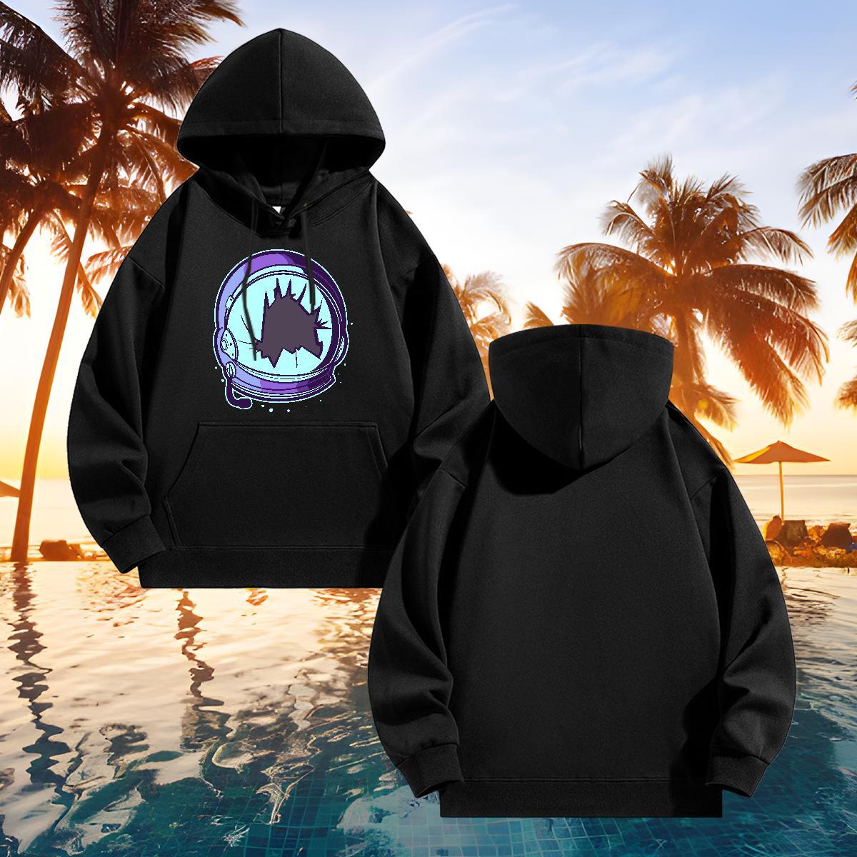 Classic Casual Hoodie for Men Y2K Loose Fit Mens Hoodie Breathable Custom Printing Top Hoody Thick Fleece