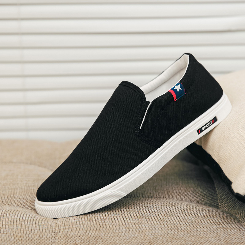 Summer Breathable Canvas Old Beijing Cloth Men's Casual Board Sports Lazy Kicks Versatile Trendy Shoes
