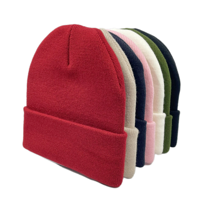 High quality design,Women's autumn winter solid color knitted warmth ear protection, cold for men and women hats