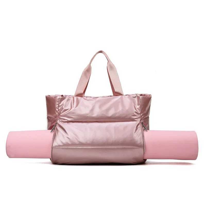 Women Gym Sports Bag Waterproof Swimming Yoga Mat Weekend Travel Duff Bags for Women Sport Fitn Shoulder HandbagXJ241106