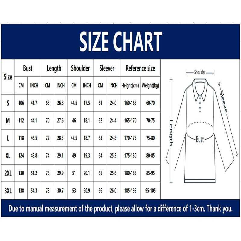 Mens long Sved shirt business office lapel T-shirt spring and autumn casual sports European and American plus size W241106