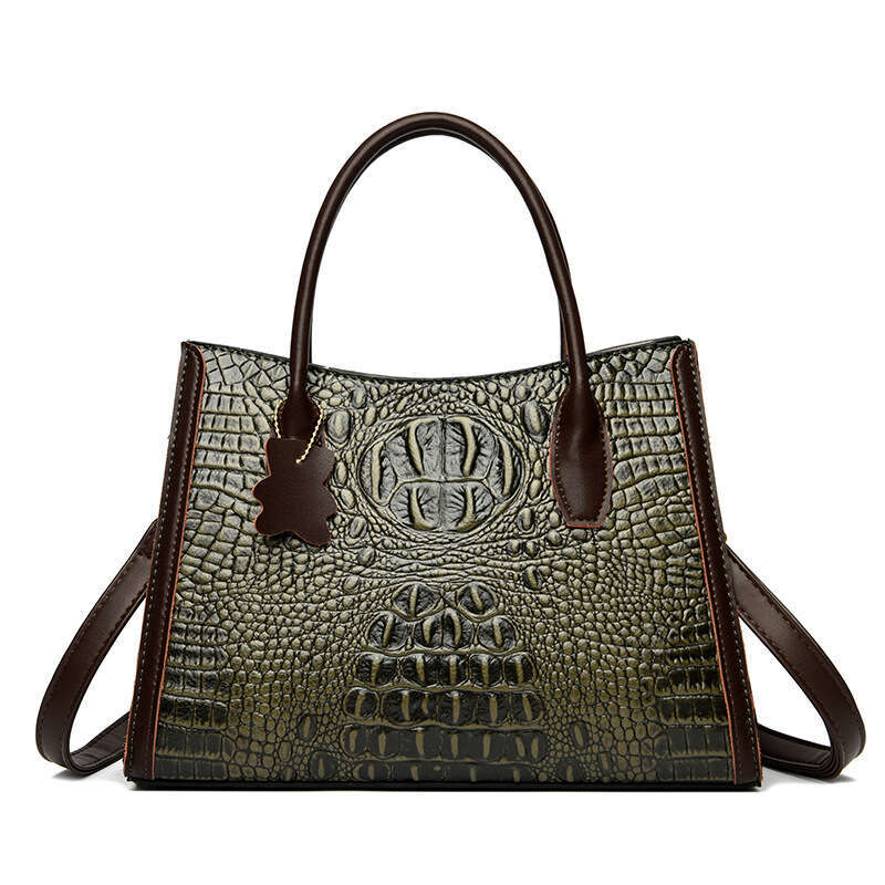 OLOEY Tote Large Capacity Women's 2024 New Crocodile Pattern Bag High Quality Handbag