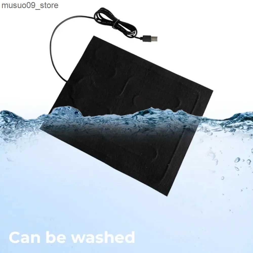 kennels pens Pet dog heating pad warm USB folding heating plate waterproof car seat pad pet reptile warm outdoor in winter L240910