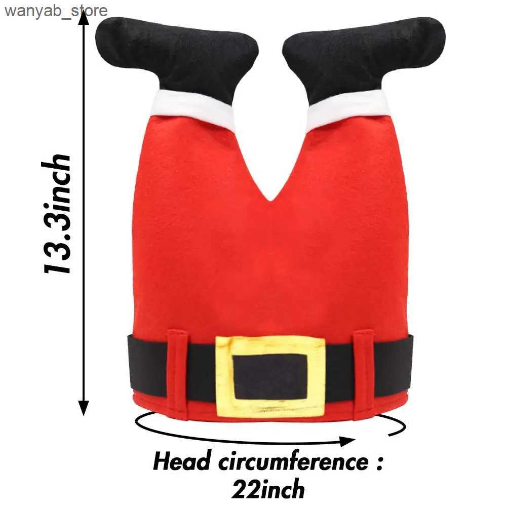 Wide Brim Hats Bucket Hats Santa Hat Costume Accessories Elf Pants Funny Hat Novelty Hat Crazy Hats Christmas Decorations L240910