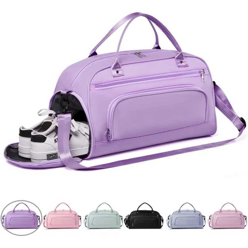 Gym Bag Duff Bag Weekend Bag Overnight Hospital Bag with Shoes Compartment and Wet Pocket Travel Bag Holdall for Men WomenXJ241106
