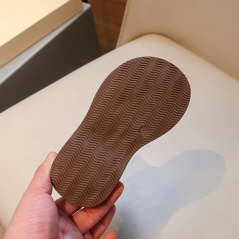 Childrens Boots Padded Thickened Boys and Girls Cotton Shoes Size 23-35 Versatile Non-slip Kids Baby Martin Boots Shoes 241106