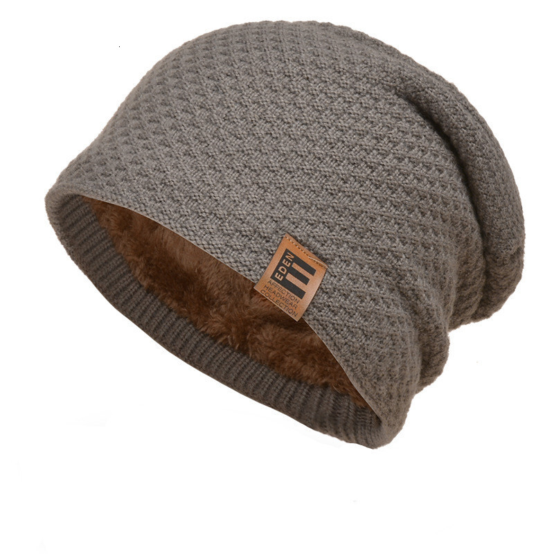 High quality design, men and women Autumn/Winter Knitted with Plush Ear Protection Woolen Thickened Pullover Hip Hop Hat