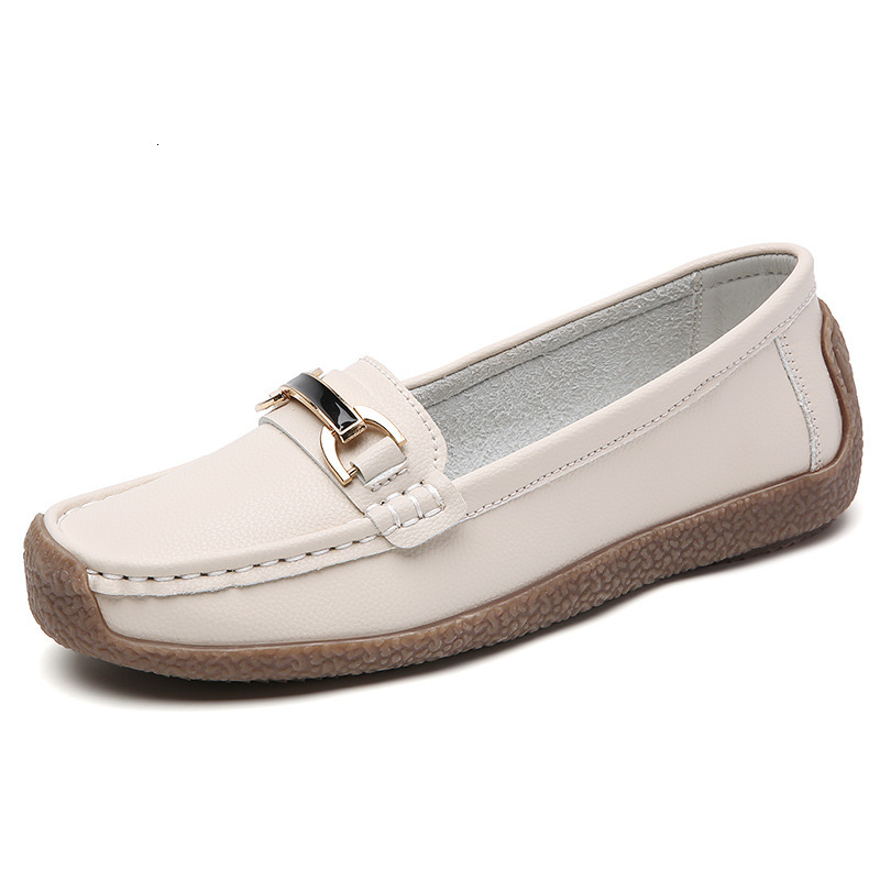 Large Flat Bottom Bean Casual Soft Sole Mom's Women's Four Seasons Lefu Shoes Size 35-44