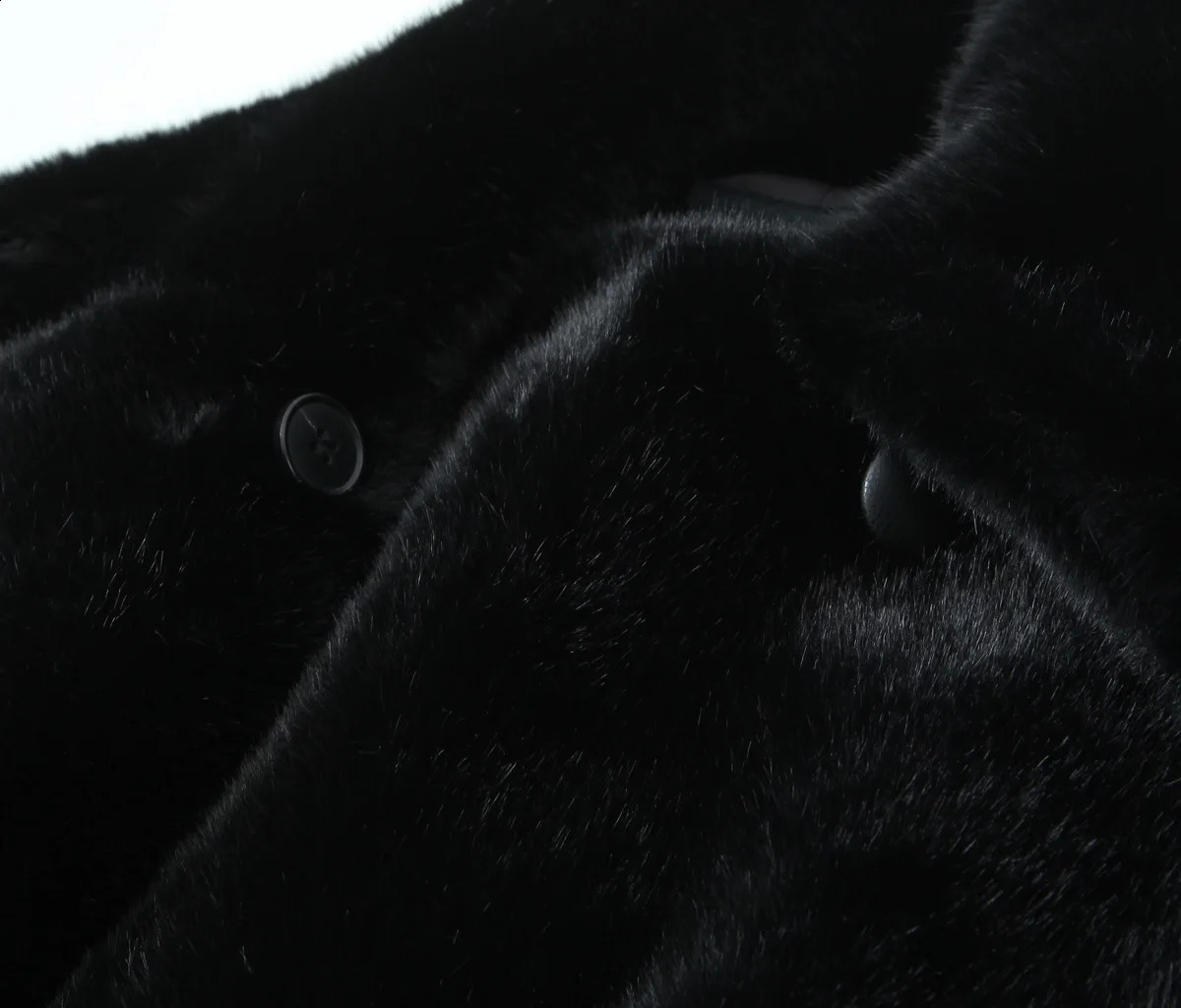 European and American style winter temperament versatile artificial fur effect coat jacket 241104
