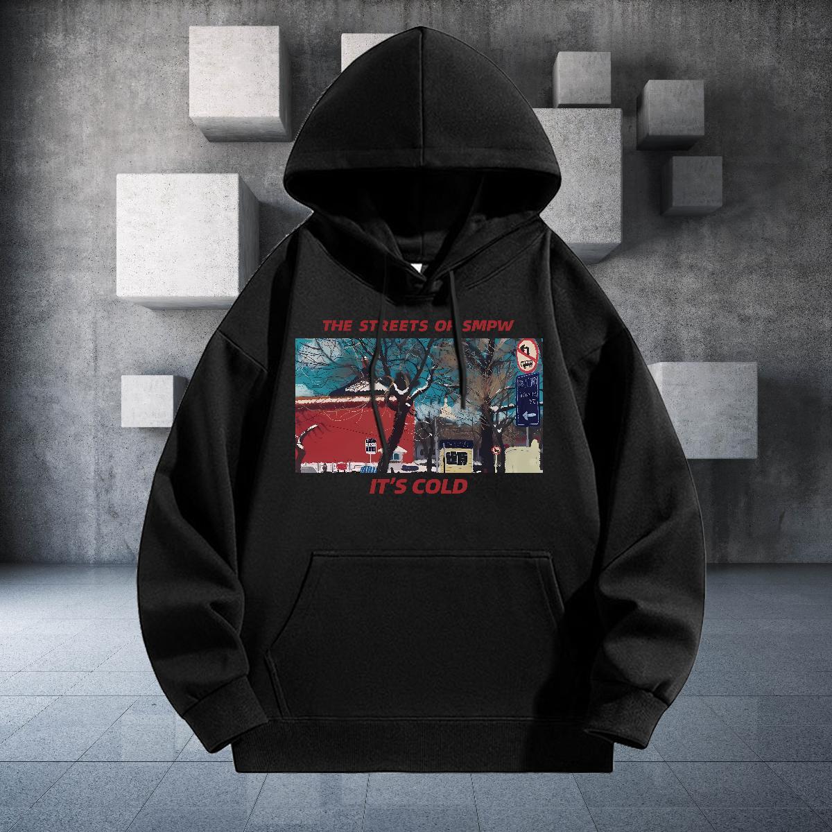 2024 DIY Unisex Sweatshirts TOP Quality Hoodie for Man Woman Oversized Hoody Autumn Winter Casual Long Sleeve Drawstring Thick Fleece